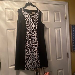 Emma & Michele, 14W , black and white dress